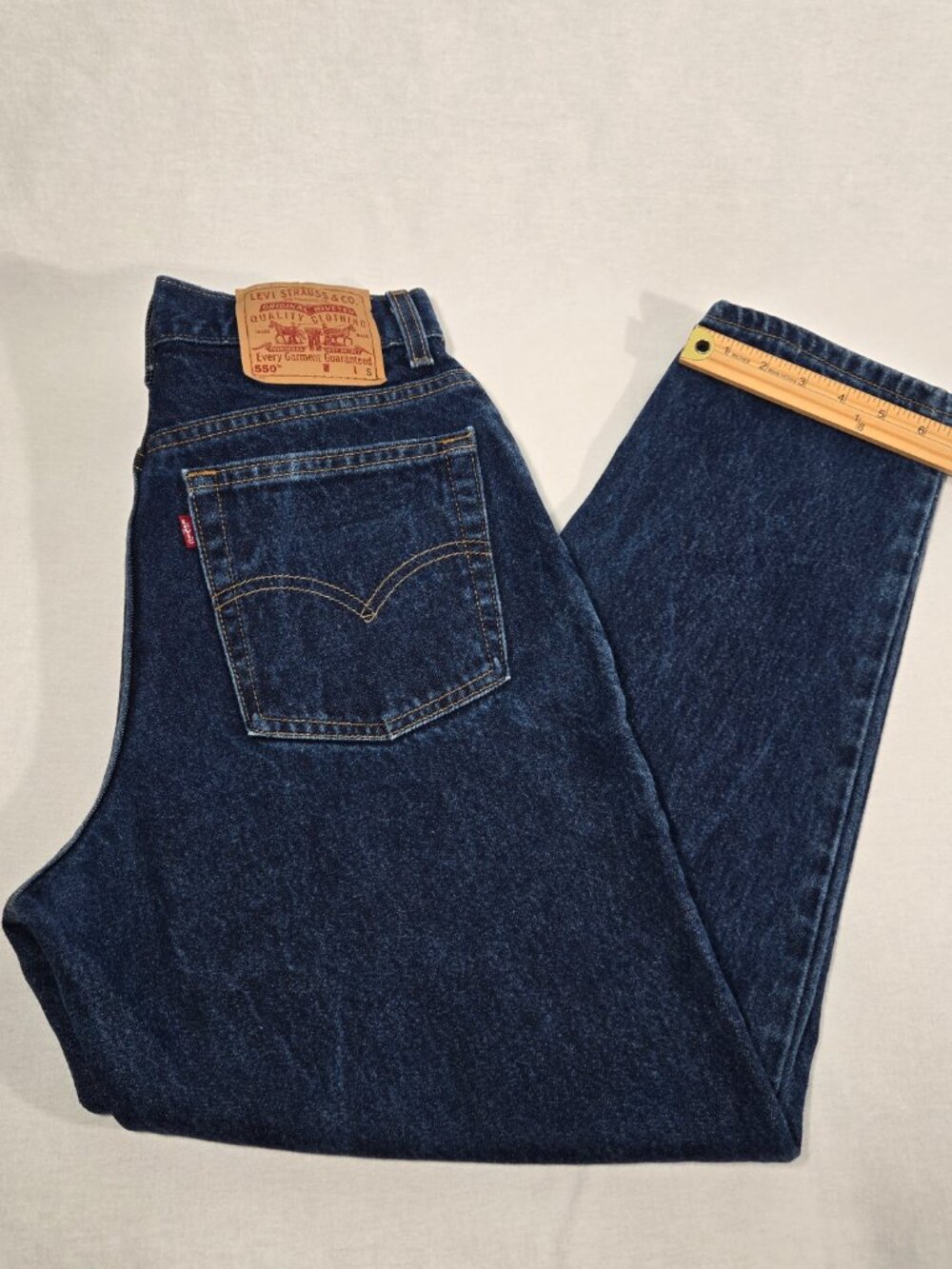 U.S.A. Vintage LEVI'S 550 High Rise Tapered Leg Iconic "Mom Jeans" Size MISS 10. - Picture 17 of 17
